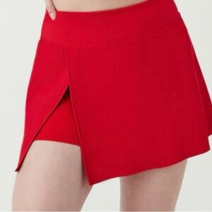 SPANX Red Mini Skirt